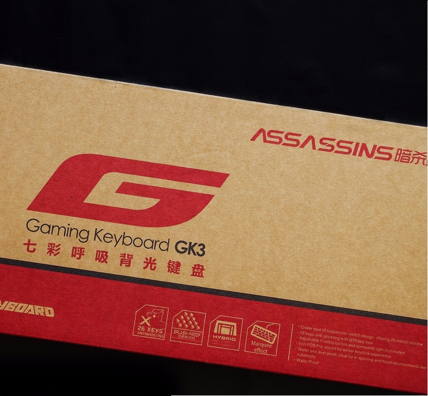 Bàn phím bán cơ chuyên game Assassins GK3